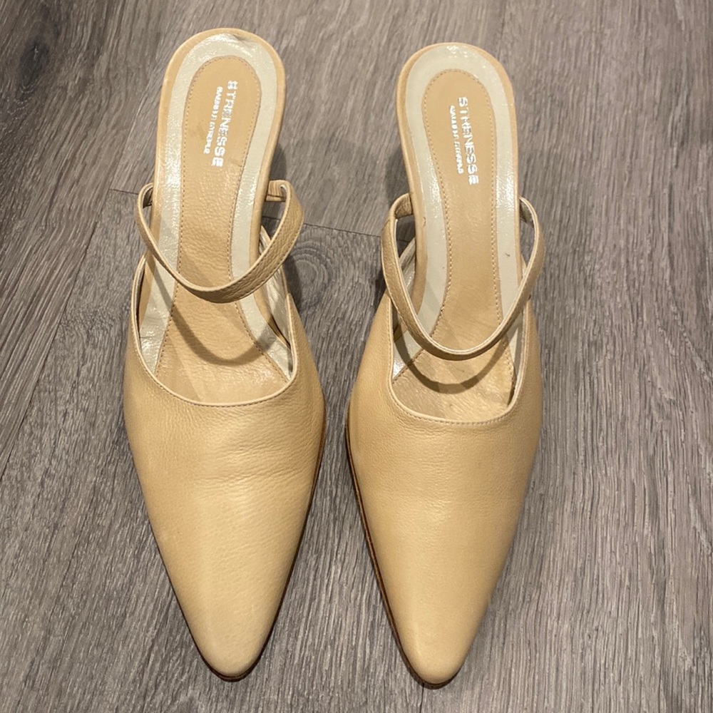 STRENESSE Gabriele Strehle Beige Leather Shoes